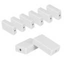Project Box 8 Pieces Electrical Box Small Junction Box ABS Plastic Enclosure Power Electronic Case White 2.36" x 1.42" x 0.67"(60 x 36 x 17mm)