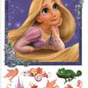 RoomMates Disney Tangled Rapunzel Peel and Stick Giant Wall Decals, Purple, 18 Decal Set, Vinyl, Removable, No Sticky Residue, For Smooth Surfaces