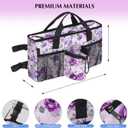 Walker Accessories for Folding Walker Seniors with Cup Holder Walker Bag Organizer Pouch Storage Buckle Carry Things