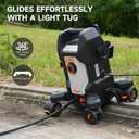 AIVOLT Pressure Washer, Portable Power Washer with Anti-Tipping 4-Wheel Design, 36FT Cable & 25FT Hose, 4 Nozzles, Soap Tank, High Pressure Cleaner Machine for Cars, Driveways, Fences, Patios & Home