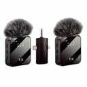 3-in-1 Wireless Lavalier Microphone F11-2 for Live Video Recording – High-Quality Lapel Mic for Smartphone, Camera & Computer, Clear Audio for Vlogging, Interviews, and Content Creation