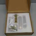 Smart Keypad Door Lock with Handle: NICE DIGI Keyless Entry Fingerprint Lock for Front/Interior Door, Electronic Digital Lock with Code, Easy Installation(Model X1)