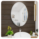 Oval Bathroom Mirror, 16X24 inch Oval Frameless Mirror, Frameless Mirrors for Bathroom, Beveled Bathroom Mirror
