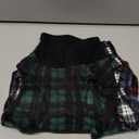 Rbenxia 4 Buffalo Plaid Dog Sweaters with Leash Ring Soft Fleece Vest Pullover Warm Jacket Pet Clothes Winter Outfits for Small Puppy Cat Pets (Large)