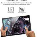 8 x CoBak 2 Pack Screen Protector for Samsung Galaxy Tab A9 Plus 10.9 Inch 2023, Tempered Glass with HD Clarity,Scratch Resistance and Bubble-Free Installation - Straight Edges