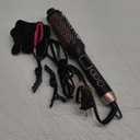 Upgraded Infrared Bounce Brush, Heated Thermal Round Brush with 5 Heat Settings & LED Display, 1.5 Inch lonic for Hair Straightener & Curling Wand, Dual Voltage, Blowout Look, Gifts for Women (Rose Gold)