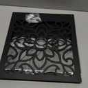 Metal Wall Candle Sconce Holder, Rustic Bathroom Wall Decor for Living Room Bedroom Bathroom (2 Pack, 11.8 x 13 in) (Black- Petal)