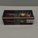 Clear Seasoning Box, 4 Piece Seasoning Rack Spice Pots, Plastic Storage Container Condiment Jars with Lids and Spoon, Storage Container Spice Jar for Salt Sugar Tea Herbal Coffee Beans