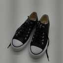 Converse Women's Chuck Taylor All Star Lift Platform Denim Fashion Sneakers (7.5, Black/Black/White)