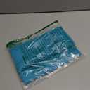 SpaceDresser Sheer Voile Window Treatment Rod Pocket Curtain Panels for Kitchen Bedroom Living Room Drapes Sunlight Filtering Privacy Semi Home Decor Assorted (Peacock Blue, 52 W x 63 L)