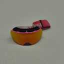 Ski Goggles for Kids, Toddler Ski Goggles Snowboard Goggles For Boys Girls Youth Aged 7-14, 100% UV Protection OTG (Red)