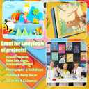 2 x 30 Sheets Colored Poster Board  11 x 14 Inches, 10 Bright Assorted Colors for Classroom Projects, Arts and Crafts, Presentations, and Displays