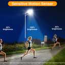 12000W Solar Street Lights Outdoor, 100000 Lumens Dusk to Dawn Motion Sensor Security Flood Light Waterproof, Perfect for Garden,Yard, Street, Parking lot