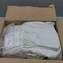 IVAPUPU Linen Pinch Pleated Full Blackout Curtains for Bedroom - 2 Pages Black Out White Curtains 108 Inch Long 2 Panel for Living Room Darkening Thermal Window Curtain Drapes with 16pc Hooks