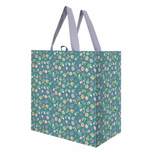 Floral Cloth  Tote Bag 14x14x8in