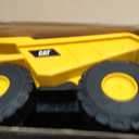 CAT Construction Toys CAT Construction Tough Rigs 15" Dump Truck & Excavator Set Toys 2 Pack Ages 3+ | Kid Powered Caterpillar Vehicle Set | Indoor or Ourdor Play | No Batteries Required, Yellwo