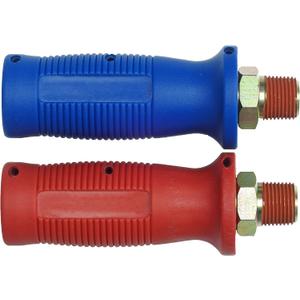 Gladhand Handle Grips – Durable Poly Glad Hand Handle Grip Set Red & Blue