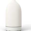 Essential Oil Diffusers,Handmade Ceramic Aromatherapy Diffuser for Room and 9 Colors Night Light for Home,Auto-Off (White)