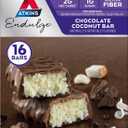 Atkins Endulge Chocolate Coconut Flavored Bar, Low Sugar Treat, High in Fiber, 16 Count, Best By: 06/2026