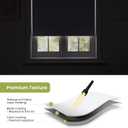 100% Blackout Cordless Roller Window Shades, Free-Stop Black Out Blinds for Indoor Windows,Thermal Insulated UV Protection,Window Shades Pull Down for Home,Office,Easy to Install,55" W x 72" H, White