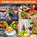 100 Pack Golf Cocktail Picks, 4.7" Bamboo Fancy Skewers Toothpicks for Appetizers Toothpicks for Food Drink Fruit Sandwich BBQ Charcuterie Boards Accessories Birthday Wedding Party Supplies