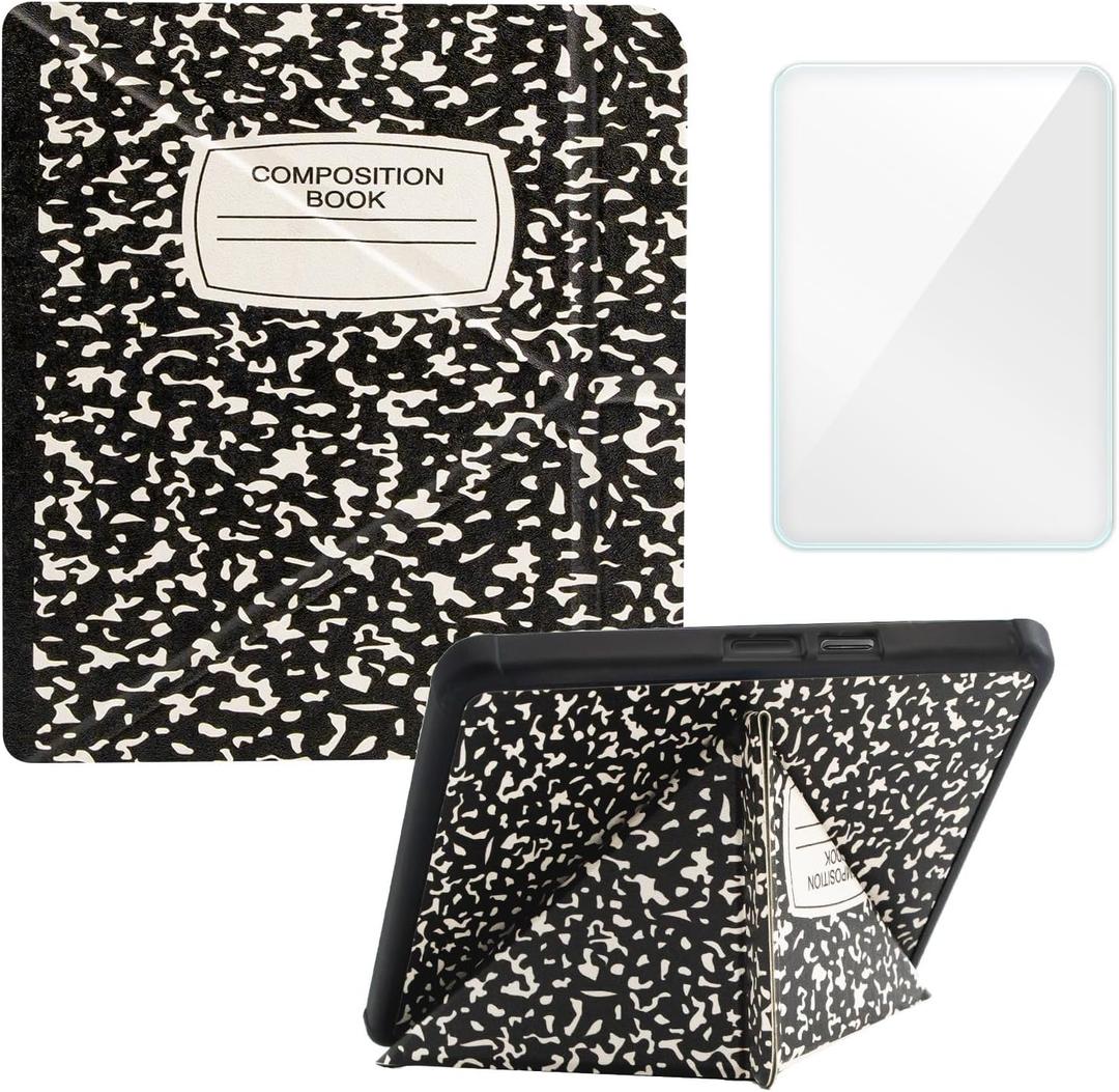 Case Compatible with 8" Kobo Forma(Model N782, 2018 Release Version), Includes a Screen Protector - Premium PU Leather Cover with Auto Sleep/Wake (One Size)