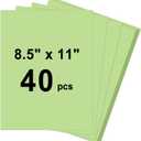 Light Green Cardstock 8.5 x 11 Thick Paper, 40 Sheets 65 LB/180 GSM, Cardstock Printer Paper for Invitations, Menus, Wedding, DIY Cards, Kids School Supplies
4.6
4.6 out of 5 stars
(38)