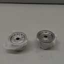 NESSUS 2 Pack Reusable K Cup for Keurig 1.0, Stainless Steel Reusable K Cups for Keurig 1 Prong Coffee Maker K Cup Reusable Coffee Pods with Heat Resistant Handles and Scoop, NO BPA