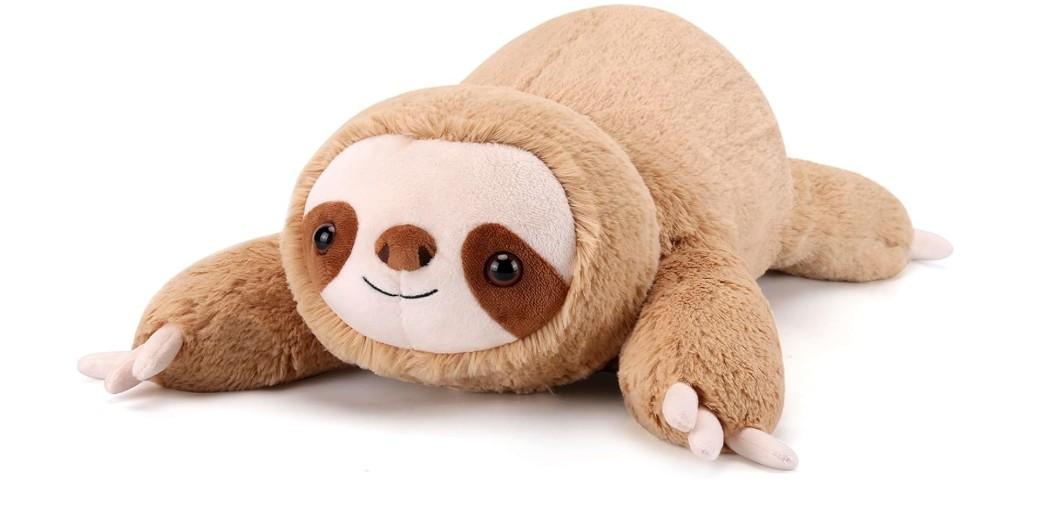 Sloth Weighted Stuffed Animals - 28 Inch 5.0 Pounds Weighted Plushies Sloth Stuffed Animal - Large Plush Pillow - Cute Plush Toy Gifts for Kids & Adults (28" 5.0 lbs)