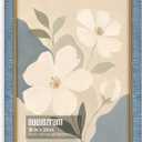 Textured Slate Blue 18x24 Picture Frame with Gold Inner Trim