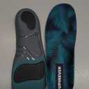 220+ lbs Plantar Fasciitis High Arch Support Insoles Men Women - Flat Feet Orthotic Inserts Standing All Day - Work Boot Shoe Insoles - Shoe Sole Flat Foot Heavy Men (S (Men 7-8.5/Women 8-9.5), Black)