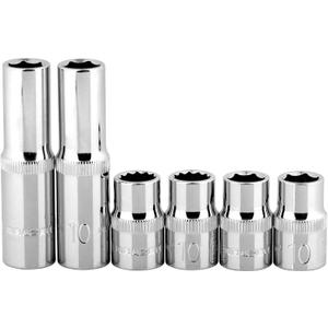 BRAZEN 10mm Socket Six Pack (3/8" Drive, Multi-Type)