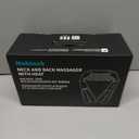 Nekteck Shiatsu Neck Massager with Heat for Pain Relief Deep Tissue, Valentines Day Gifts for Him Her Relaxation Tools, FSA Eligible Back Shoulder Kneading Massage Pillow, HSA Eligible (NOT Cordless) (Black)