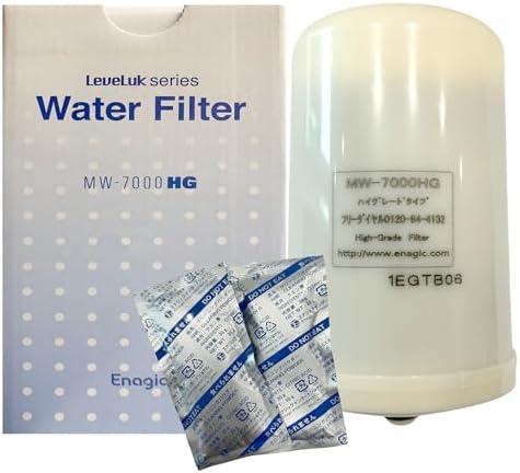 Water Filter Replacement Kit by COOLVIVA - MW-7000HG Original Leveluk Hi Grade Type Water Filter, Two Cleaning Packets, and a Reminder. for Pre-2011 Enagic SD-501 Machine - HG