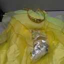 Girls Cinderella Costumes Halloween Princess Dress Up Fancy Birthday Party Ball Gown Tiana, 4-5 Years