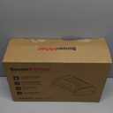 Bonsenkitchen Vacuum Sealer Machine, Globefish Technology for Perfect Vacuum Sealing, Powerful Low-Noise Food Vacuum Sealer with Easy Handle Design, Built-in Cutter & Bag Storage, 1 Bag Roll & 10 Bags (Silver Black)