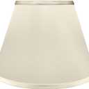 Aspen Creative 32690, Transitional Empire Shape Spider Construction Lamp Shade, Champagne, 7" Top x 13" Bottom x 9-1/2" Slant Height