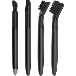 MR.SIGA Grout Cleaner Brush Set - Detail Cleaning Brush Set for Tile, Sink, Drain, Grout and Edge, Crevice Cleaning