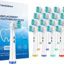 Replacement Toothbrush Heads Compatible with Oral B Braun,Professional Electric Toothbrush Heads for Oral B Replacement Heads Refill Pro 500/1000/1500/3000/3757/5000/7000/7500/8000 (16)