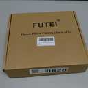 FUTEI Tobacco Chenille Throw Pillow Covers 16x16 Inch Set of 2,Soft Cozy Bound Edge Design Cushion Case,Home Decor for Couch Bed Living Room