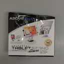 AboveTEK Retail Kiosk iPad Stand, 360 Rotating Commercial POS Tablet Stand, Fits 6"-13" (Screens) iPad mini Pro-Business Swivel Tablet Holder, for Store Office Reception Kitchen Desktop (White)