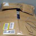 HOMEFLA Ergonomic Computer, Home Wheels Mesh Office Desk, Mid Back Rolling Task Chair, Blue (21D x 22W x 39H in)