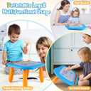 Smasiagon Magnetic Drawing Board for Kids - Toddler Toys for Age 1-2 Boys Girls - Educational Learning Toys for 1 2 3 Year Old Baby Birthday Gifts (Blue)