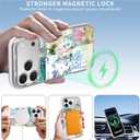 for iPhone 17 Pro Max Case, Clear with Beach Lighthouse Bicycle Collage Pattern Compatible with Magsafe Soft Protective Case for Women Girl (White)