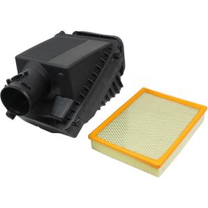 Engine Air Filter Cleaner Box Housing w/Filter for GMC Yukon Sierra for Chevrolet Tahoe Suburban Avalanche Silverado for Cadillac Escalade 2007-2014