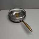 Titanium Hammered Pan Pro, 2026 New Multifunctional Ultra-Durable Scratch-Resistant Non Stick, Even Heating for Cooking with All Cooktops,With lid,10.23in