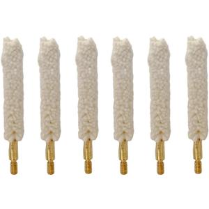 30 Cal Bore Mop Gun Cleaning Brushes for .30 Rifle Cleaning (6 Pieces)