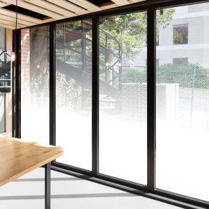 Decorative Semi - Privacy Window Film One Way Gradient Dot Patterns Glass Sticker for Home Office Meeting Room, 24Inch x 60Inch