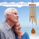 18th 35" Wind Chimes Anniversary Wedding Gifts for Couple, Unique Parents Wedding Anniversary Decorations, Personalized Cool Engagement Gifts