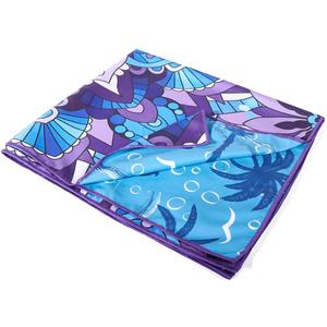 32 x 71inch Oversized Beach Towel, Purple Mandala Microfiber Beach Towels for Travel, Swimming, Yoga, Camping Vacation Essentials Adult Gift.